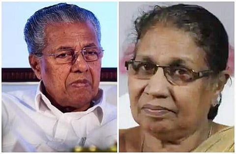 പിണറായി വിജയന്‍, എംസി ജോസഫൈന്‍