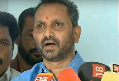 കെ സുരേന്ദ്രന്‍ മാധ്യമങ്ങളെ കാണുന്നു/വീഡിയോ സ്‌ക്രീന്‍ഷോട്ട്