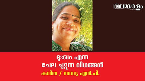 'ദുഃഖം എന്ന ചേലചുറ്റുന്ന വിധങ്ങള്‍'- സന്ധ്യ എന്‍.പി. എഴുതിയ കവിത