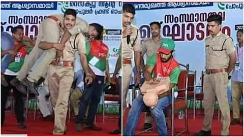 പോപ്പുലര്‍ ഫ്രണ്ടിന്റെ പരിപാടിയില്‍ നിന്ന്/ ടെലിവിഷന്‍ ദൃശ്യം