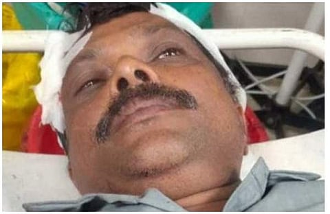 പരിക്കേറ്റ അനില്‍കുമാര്‍/ടെലിവിഷന്‍ ദൃശ്യം