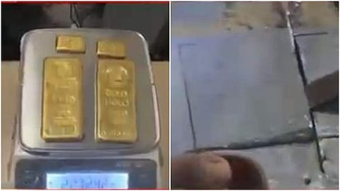 കസ്റ്റംസ് പിടിച്ചെടുത്ത സ്വര്‍ണവും, ഇറച്ചിവെട്ട് യന്ത്രവും