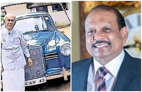 കാറിന് മുന്നില്‍ ഉത്രാടംതിരുനാള്‍, യൂസഫലി