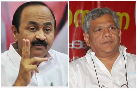 വി ഡി സതീശന്‍, യെച്ചൂരി