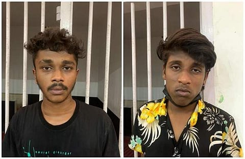 അറസ്റ്റിലായ മനു,ശരത്‌