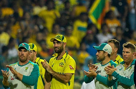 അവസാന ഏകദിനത്തിന് ശേഷം ഓസ്‌ട്രേലിയന്‍ താരങ്ങള്‍/ഫോട്ടോ: എഎഫ്പി