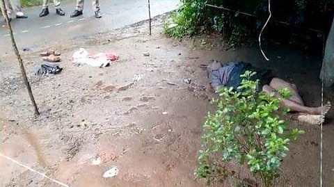 മോഷ്ടാവ് മരിച്ച നിലയില്‍/ ടെലിവിഷന്‍ ചിത്രം
