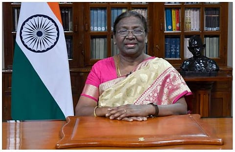 രാഷ്ട്രപതി ദ്രൗപദി മുര്‍മു രാജ്യത്തെ അഭിസംബോധന ചെയ്യുന്നു