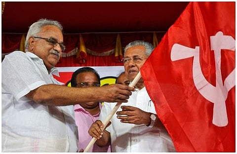 സിപിഐ സംസ്ഥാന സെക്രട്ടറി കാനം രാജേന്ദ്രനും മുഖ്യമന്ത്രി പിണറായി വിജയനും/ ഫയല്‍ ചിത്രം