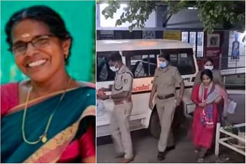 മരിച്ച രുഗ്മിണി, മകള്‍ ഇന്ദുലേഖ/ ടിവി ദൃശ്യം