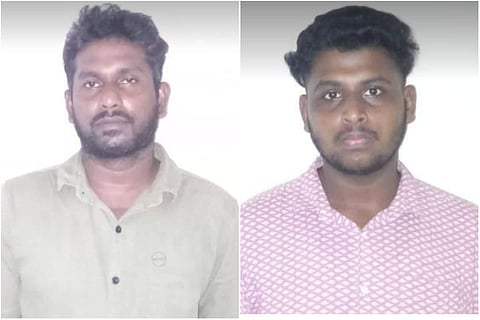 വടിവാളുമായി ഭീഷണിപ്പെടുത്തിയതിന് അറസ്റ്റിലായവര്‍