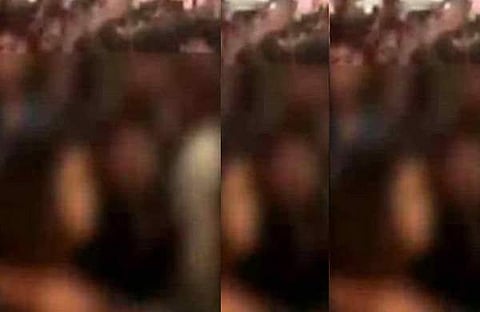 നടിയെ ഉപദ്രവിക്കുന്നതിന്റെ വിഡിയോ ദൃശ്യത്തില്‍നിന്ന്‌