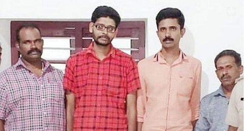 കീഴടങ്ങിയ പ്രതികൾ