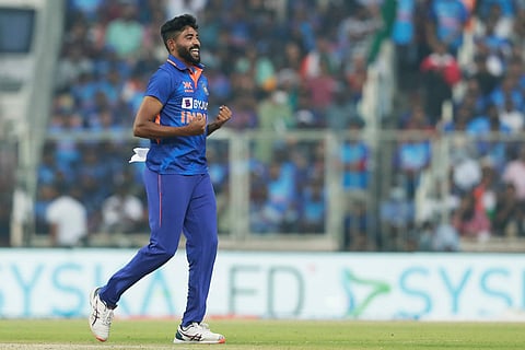 തകര്‍പ്പന്‍ ബൗളിങ്ങുമായി മുഹമ്മദ് സിറാജ്, image credit: BCCI