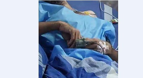 ആശുപത്രിയില്‍ ചികിത്സയില്‍ കഴിയുന്ന ഹാഷിം, സ്‌ക്രീന്‍ഷോട്ട്‌