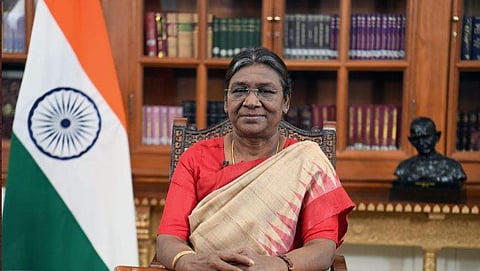 രാഷ്ട്രപതി ദ്രൗപദി മുര്‍മു രാജ്യത്തെ അഭിസംബോധന ചെയ്യുന്നു