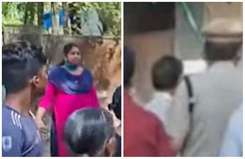 സംഭവ സ്ഥലത്ത് നിന്നുള്ള വീഡിയോ സ്‌ക്രീന്‍ഷോട്ട്