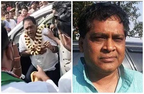 മന്ത്രിക്ക് വെടിയേറ്റ സമയത്തുള്ള വീഡിയോ സ്‌ക്രീന്‍ഷോട്ട്, നബ കിഷോര്‍ ദാസ്‌