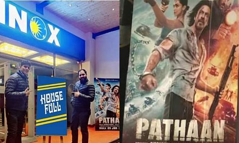 പത്താൻ ചിത്രം കശ്‌മീരിൽ ഹൗസ്ഫുൾ/ ചിത്രം ട്വിറ്റർ