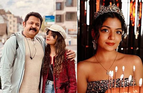 കൃഷ്ണകുമാറും ഹൻസികയും/ ഇൻസ്റ്റ​ഗ്രാം