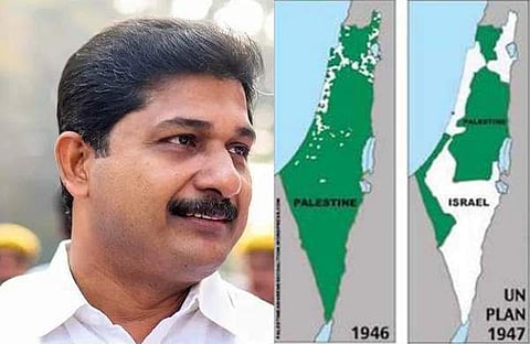 എം സ്വരാജ് ഫെയ്‌സ്ബുക്കില്‍ പങ്കുവച്ച ചിത്രം
