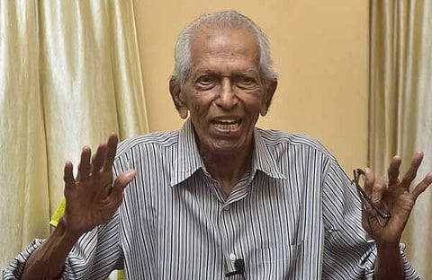 എംകെ സാനു/ ഫോട്ടോ: എ സനേഷ്- ന്യൂ ഇൻഡ്യൻ എക്സ്പ്രസ്