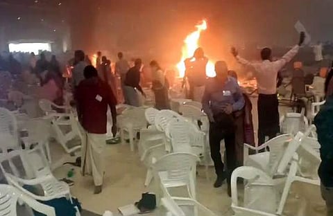 കളമശ്ശേരിയിലുണ്ടായ സ്ഫോടനം/ ഫോട്ടോ- എ സനേഷ്/ ന്യൂ ഇൻഡ്യൻ എക്സ്പ്രസ്