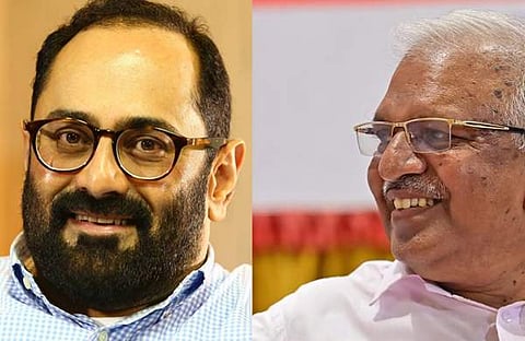 രാജീവ് ചന്ദ്രശേഖരന്‍ - പി ജയരാജന്‍
