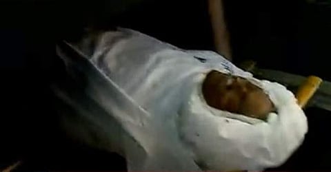 തൈക്കാട് ശാന്തികവാടത്തില്‍ ആനത്തലവട്ടം ആനന്ദന്റെ മൃതദേഹം സംസ്‌കരിക്കുന്നു/ ടെലിവിഷന്‍ ചിത്രം