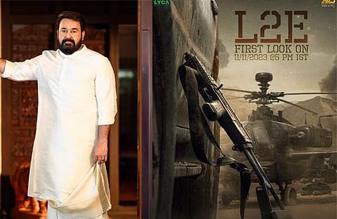 മോഹന്‍ലാൽ, എമ്പുരാൻ പോസ്റ്റർ/ ഫെയ്‌സ്‌ബുക്ക്