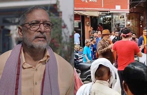 നാന പടേക്കർ ആരാധകനെ തല്ലുന്നു/ വിഡിയോ സ്ക്രീൻഷോട്ട്