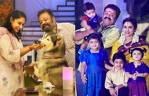 സുരേഷ് ​ഗോപി രാധികക്കൊപ്പം, കുടുംബം/ ഫെയ്‌സ്ബുക്ക്