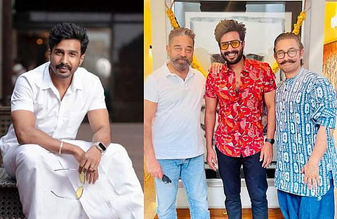 വിഷ്ണു വിശാൽ കമൽഹാസൻ, ആമിർ ഖാൻ എന്നിവർക്കൊപ്പം/ എക്‌സ്