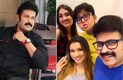 മനോജ് കെ ജയൻ മക്കൾക്കൊപ്പം/ ഇൻസ്റ്റ​ഗ്രാം