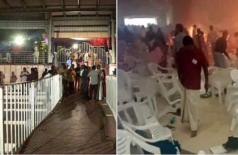 കുസാറ്റിലെ അപകടത്തില്‍ നിന്ന്, സാമ്ര കണ്‍വെന്‍ഷനിലെ ബോംബ് സ്‌ഫോടനം/ഫോട്ടോ: എക്‌സ്പ്രസ്സ്
