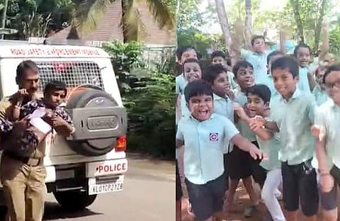 അബിഗേലിനെ പൊലീസ് എആര്‍ ക്യാമ്പിലേക്ക് കൊണ്ടുപോകുന്നു, നെട്ടൂര്‍ എല്‍പി സ്‌കൂളിലെ കുട്ടികള്‍ സന്തോഷം പങ്കുവെക്കുന്നു/ വീഡിയോ സ്‌ക്രീന്‍ ഷോട്ട്