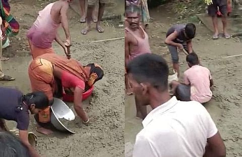 ബിഹാറിൽ റോഡ് മോഷണം പോയി/ എക്‌സ് വിഡിയോ സ്ക്രീൻഷോട്ട്