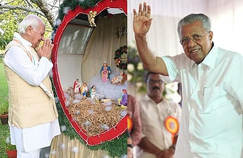 ഗവർണർ ആരിഫ് മുഹമ്മദ് ഖാൻ, മുഖ്യമന്ത്രി പിണറായി വിജയൻ/ ഫെയ്‌സ്‌ബുക്ക്
