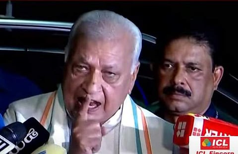 ​ഗവർണർ ആരിഫ് മുഹമ്മദ് ഖാൻ , സ്ക്രീൻഷോട്ട്