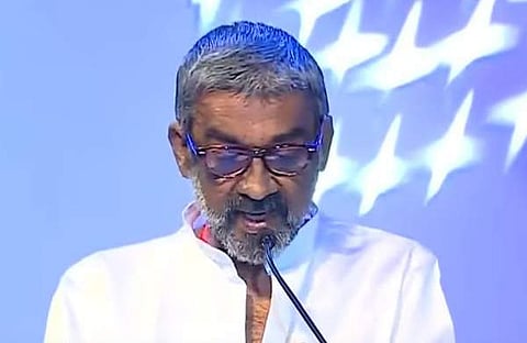 ഐഎഫ്എഫ്‌കെ വേദിയില്‍ രഞ്ജിത്ത് സംസാരിക്കുന്നു/ ഫോട്ടോ: വീഡിയോ സ്‌ക്രീന്‍ഷോട്ട്