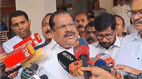 ഇപി ജയരാജന്‍ മാധ്യമങ്ങളോടു സംസാരിക്കുന്നു/വിഡിയോ ദൃശ്യം