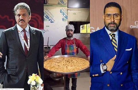 അനന്ദ് മഹീന്ദ്ര, അഭിഷേക് ബച്ചന്‍/ എക്‌സ്
