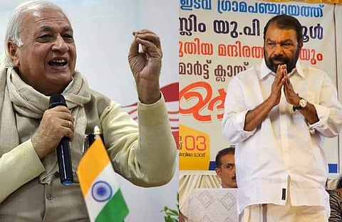 ആരിഫ് മുഹമ്മദ് ഖാന്‍- വി ശിവന്‍കുട്ടി