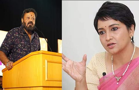 സുരേഷ് ​ഗോപി / ഫെയ്‌സ്‌ബുക്ക്, ലെന/ എക്‌സ്‌പ്രസ് ഫോട്ടോസ്