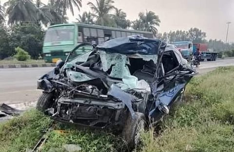അപകടത്തിൽ തകർന്ന കാർ/ ഫയൽ