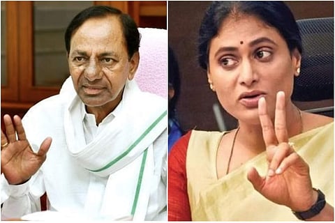 കെസിആര്‍, ശര്‍മ്മിള/ ഫയല്‍