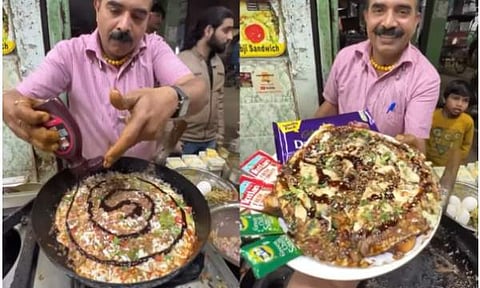 ചോക്ലേറ്റ് ഓംലെറ്റ് /ചിത്രം ഇൻസ്റ്റാ​ഗ്രം സ്‌ക്രീൻഷോട്ട്