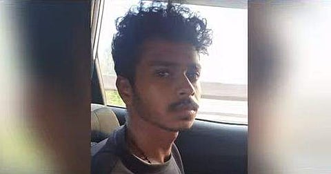 അറസ്റ്റിലായ സഞ്ജു/ ടിവി ദൃശ്യം