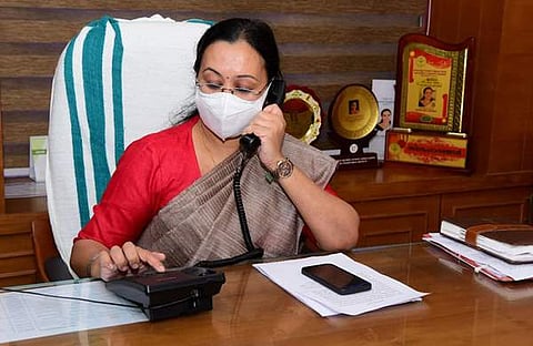 ആരോഗ്യമന്ത്രി വീണാ ജോര്‍ജ്/ ഫെയ്‌സ്ബുക്ക്‌