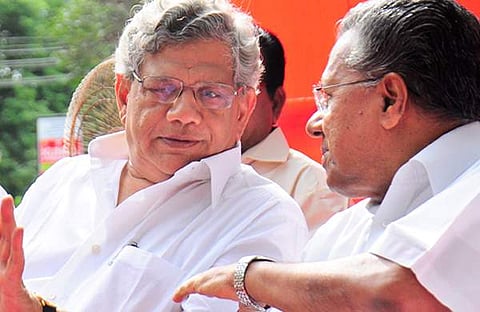 മുഖ്യമന്ത്രി പിണറായി വിജയനൊപ്പം സീതാറാം യെച്ചൂരി/ഫയല്‍